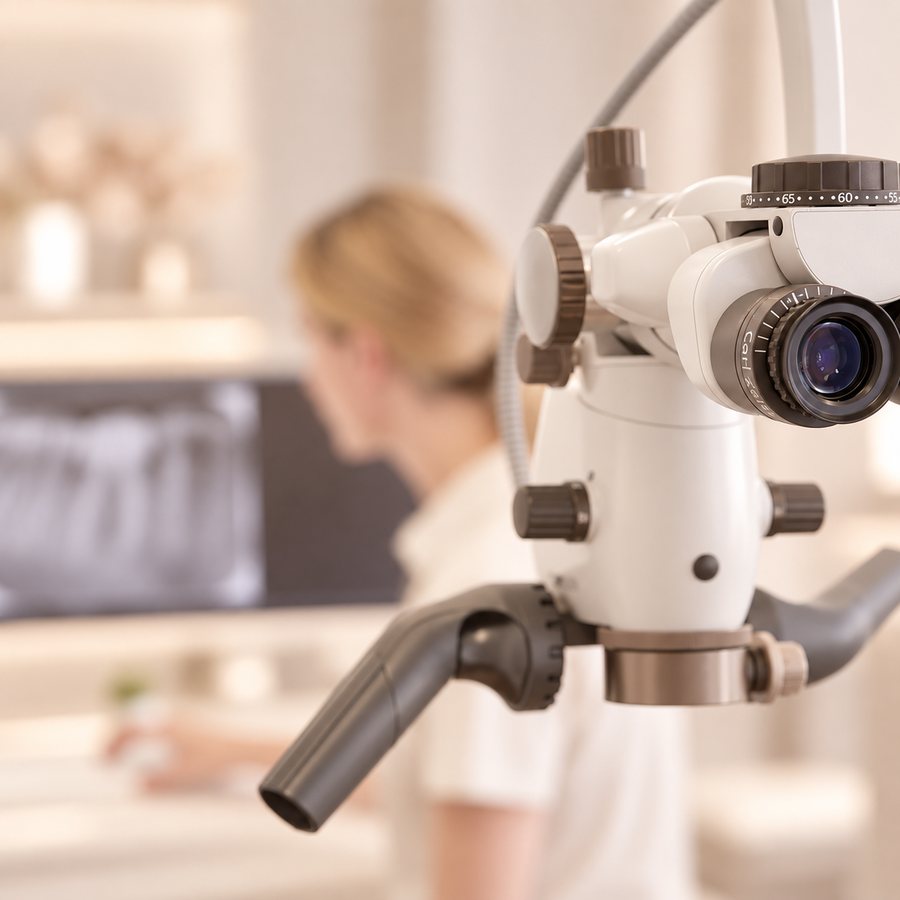 Treatment under the microscope